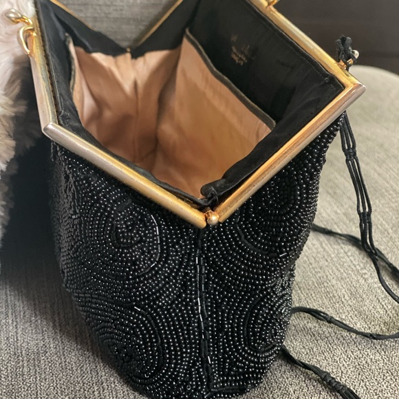Black beaded handbag - Picture 7 of 11